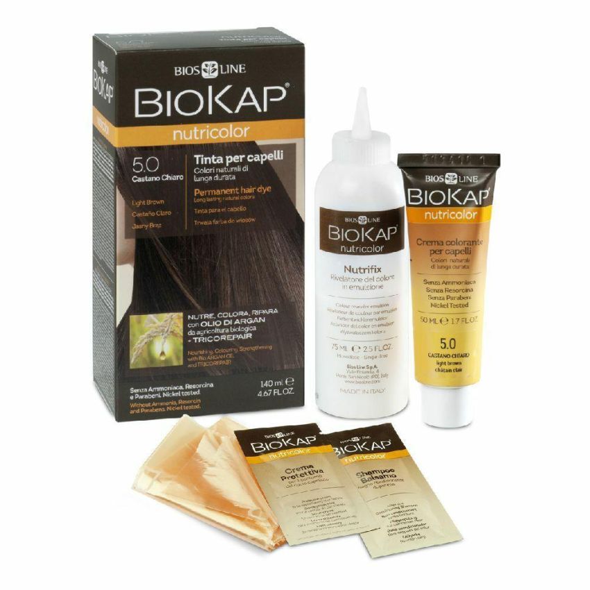 Biokap Nutricolor 7.4 Biondo Ramato - Tinta Nutriente per Capelli