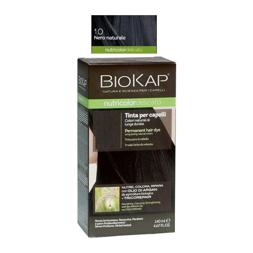 Biokap Nutricolor Delicate Natural Black Tint 1.0