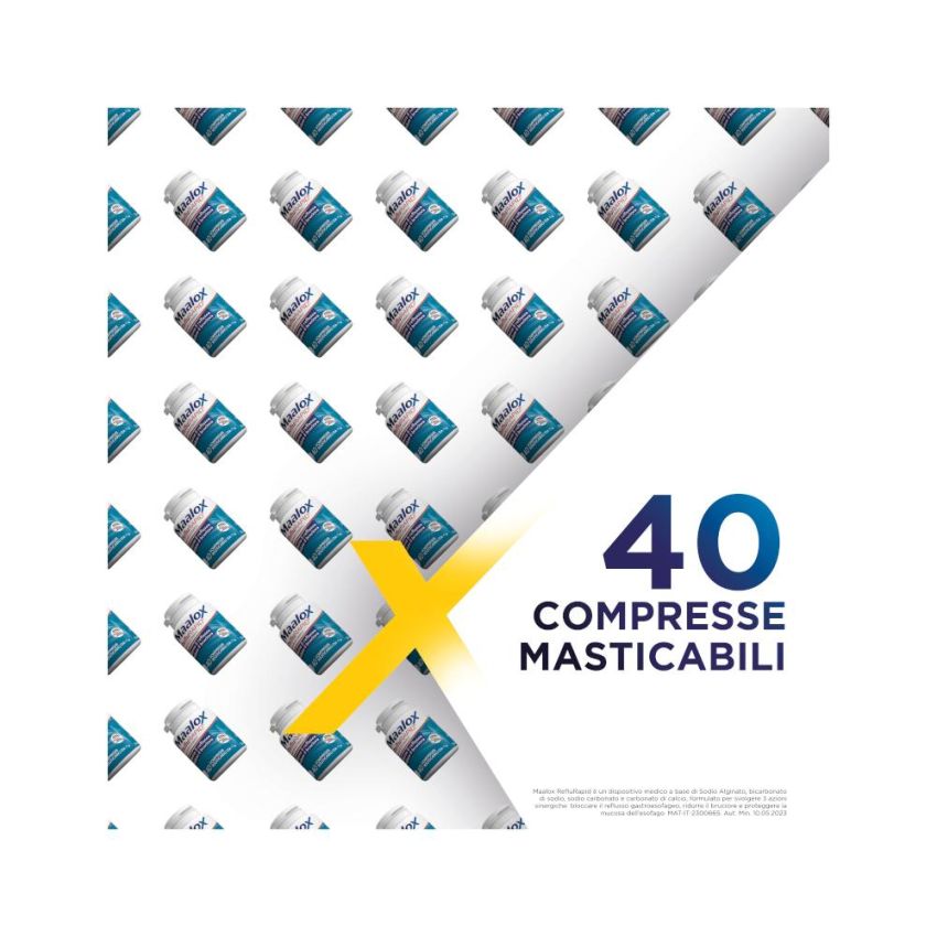 Maalox Reflurapid: 40 Compresse Masticabili