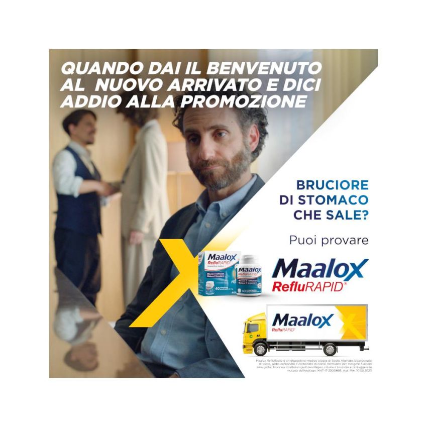 Maalox Reflurapid: 40 Compresse Masticabili
