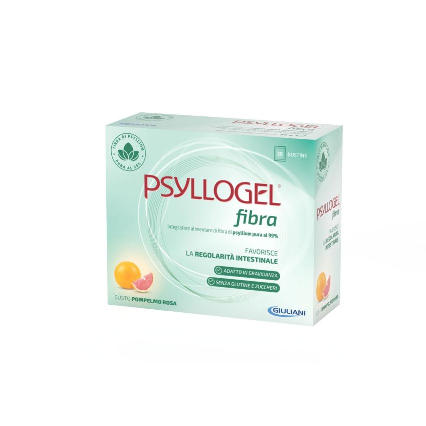 Psyllogel Fibra in Bustine - Sapore Pompelmo Rosa - 20 Buste