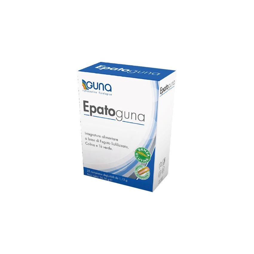 Epatoguna - Supporto Epatico, Pacchetto da 32 Compresse