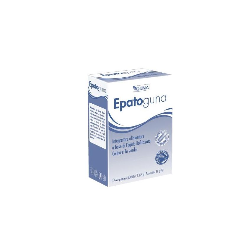Epatoguna - Supporto Epatico, Pacchetto da 32 Compresse