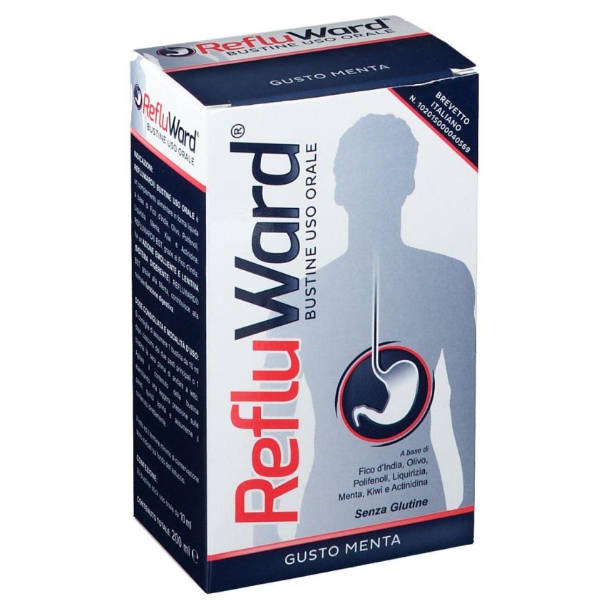 Refluward Menta - 20 Bustine per il Controllo del Reflusso Gastrico