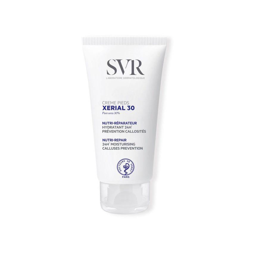 SVR Xerial 30 - Crema Idratante per Piedi, 50ml