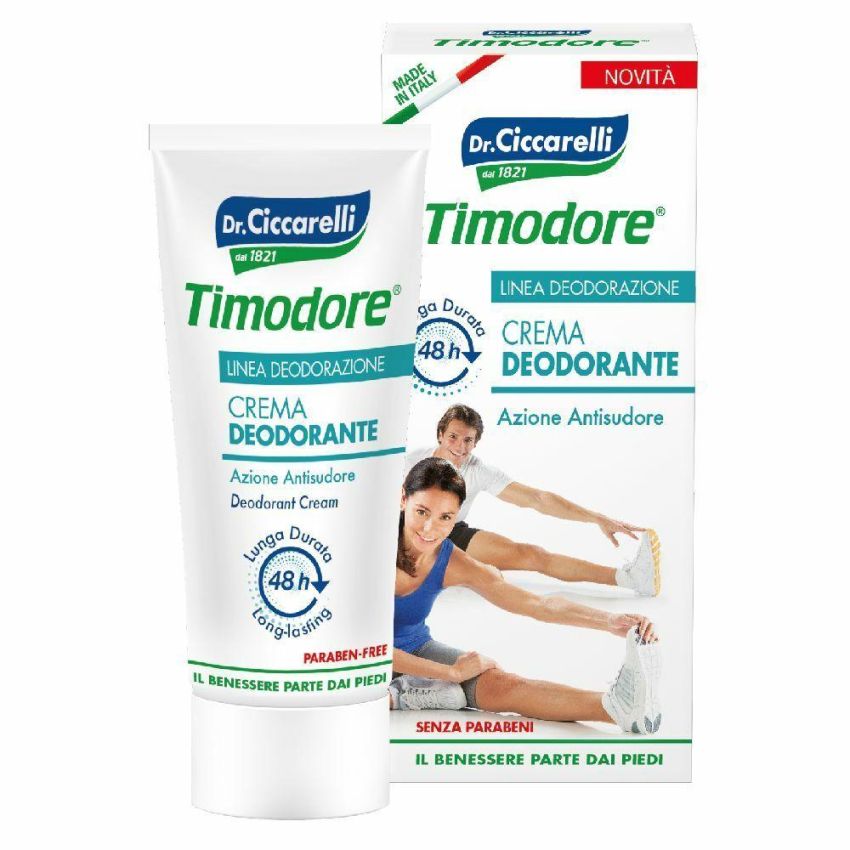 Crema Deodorante Timodore 48 Ore di Protezione, 50ml