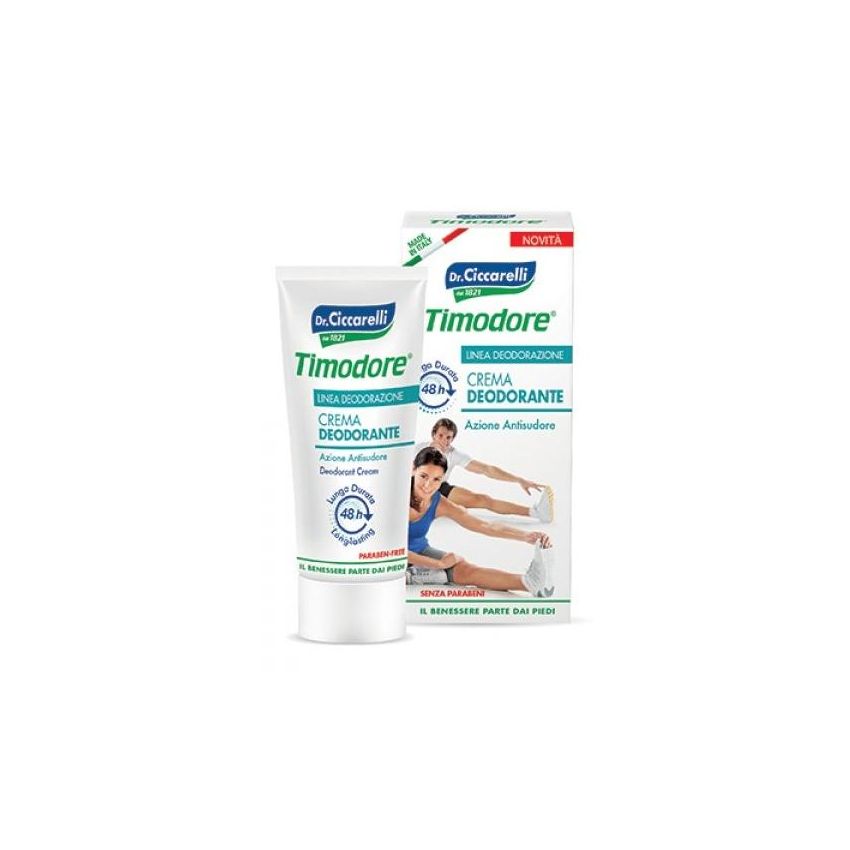 Crema Deodorante Timodore 48 Ore di Protezione, 50ml