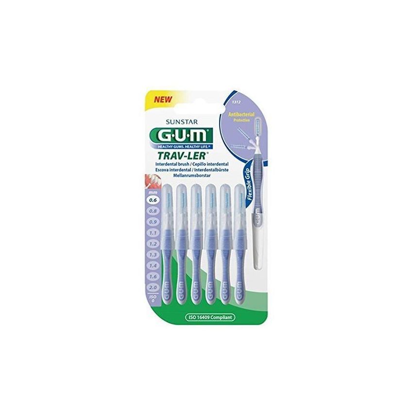 Scovolino Professionale Gum Trav-Ler 0,6 - Confezione da 6 Pezzi