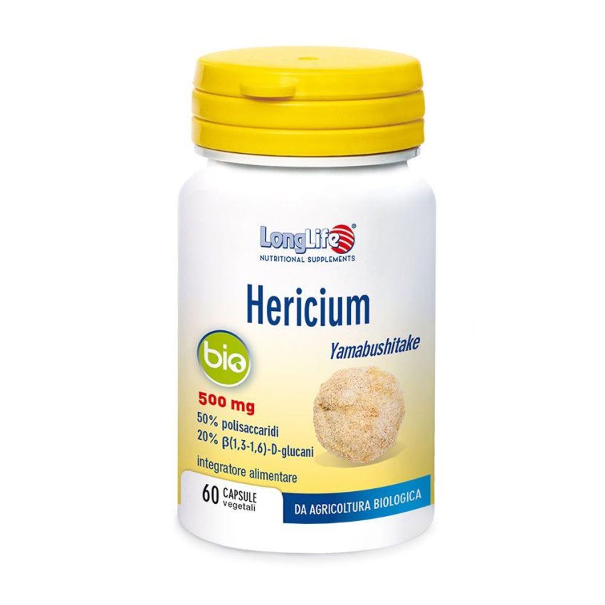 Longlife Bio Hericium 60 Capsule - Prodotto Organico