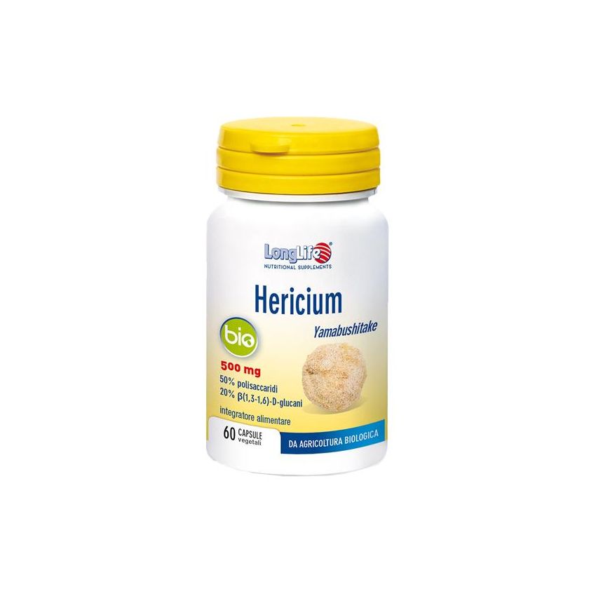 Longlife Bio Hericium 60 Capsule - Prodotto Organico