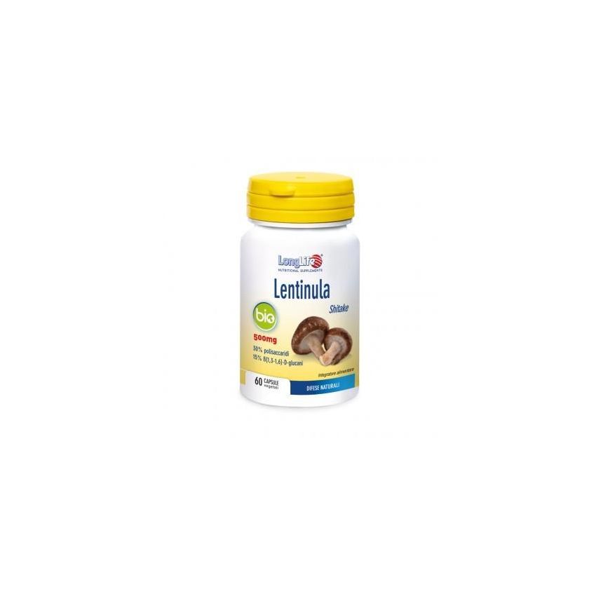 Bio Longlife Lentinula - Capsule Salutari da 60 Pezzi