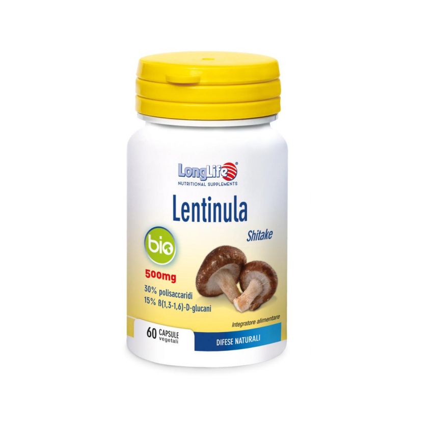 Bio Longlife Lentinula - Capsule Salutari da 60 Pezzi