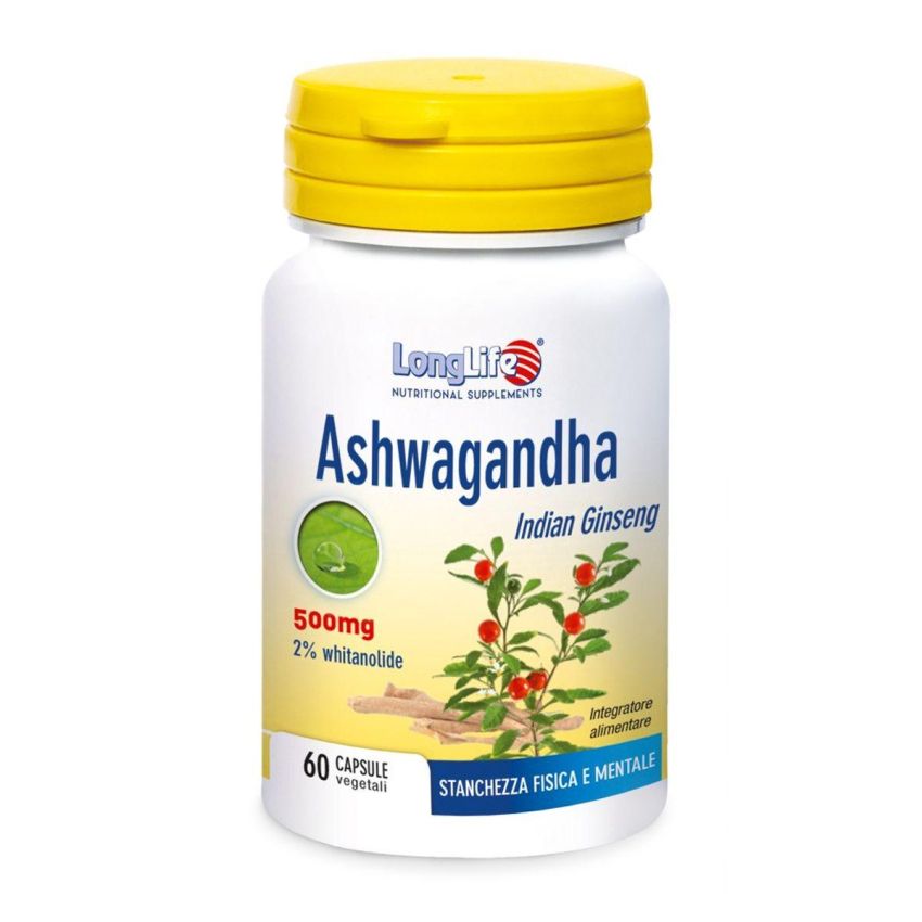 Ashwagandha Longlife - 60 Capsule di Vitalità Prolungata
