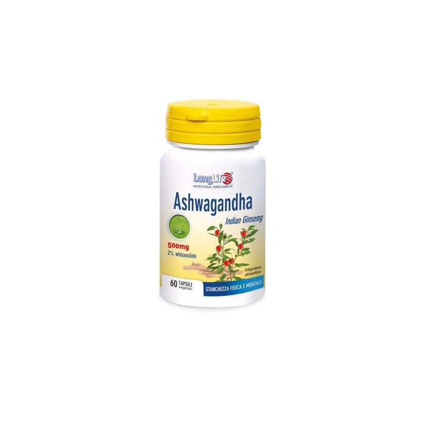 Ashwagandha Longlife - 60 Capsule di Vitalità Prolungata