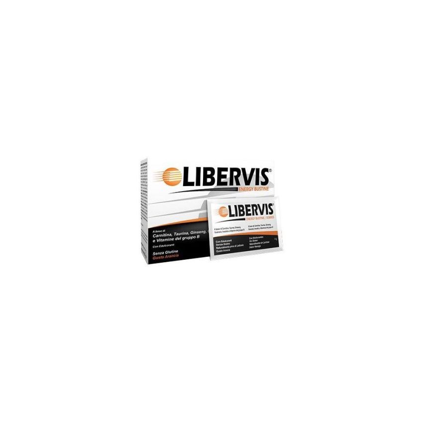 Libervis Energy Bustine all'Arancia - 20 Pezzi