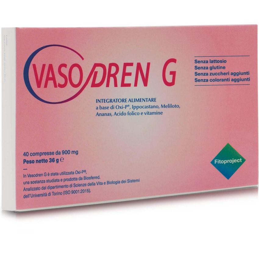 Vasodren G - 40 Compresse per la Salute Vascolare