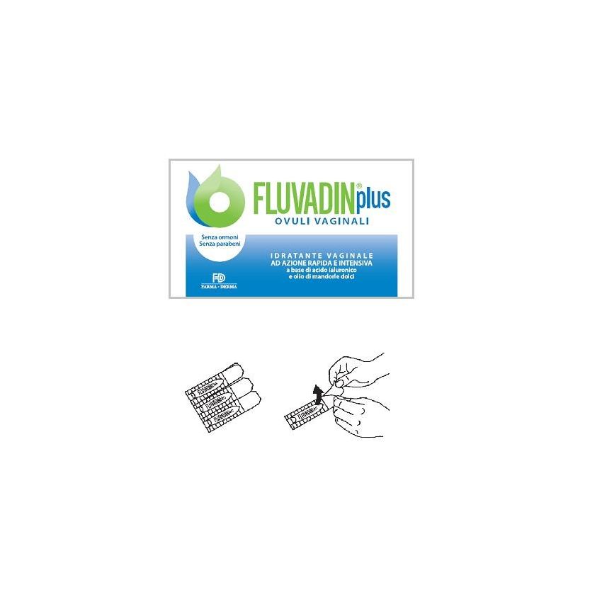 Fluvadin Plus - Ovuli Vaginali in Pack da 10 Pezzi