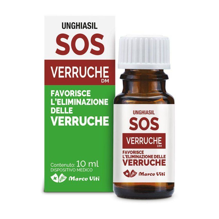 UnghiaSil SOS Verruche - Soluzione con Pennellino 10ml