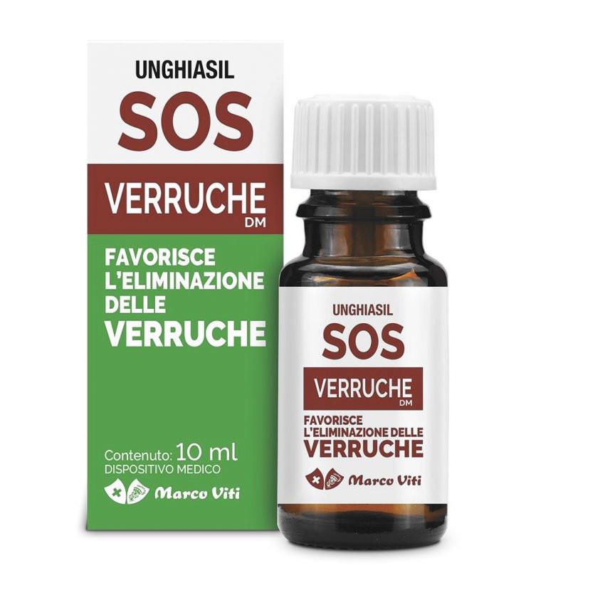 UnghiaSil SOS Verruche - Soluzione con Pennellino 10ml