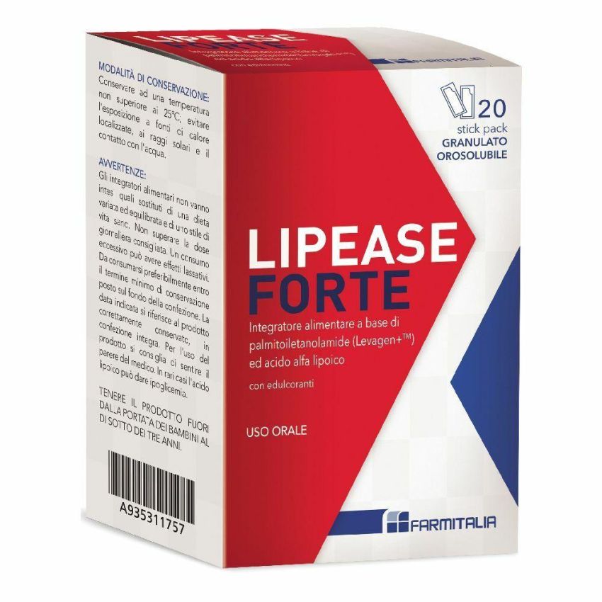 Lipease Forte - 20 Bustine Solubili per la Digestione