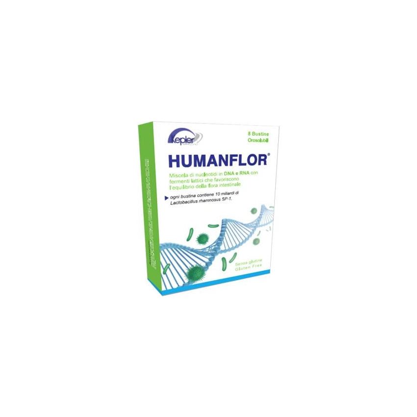 Humanflor Probiotico - Pacchetto da 8 Bustine da 12g