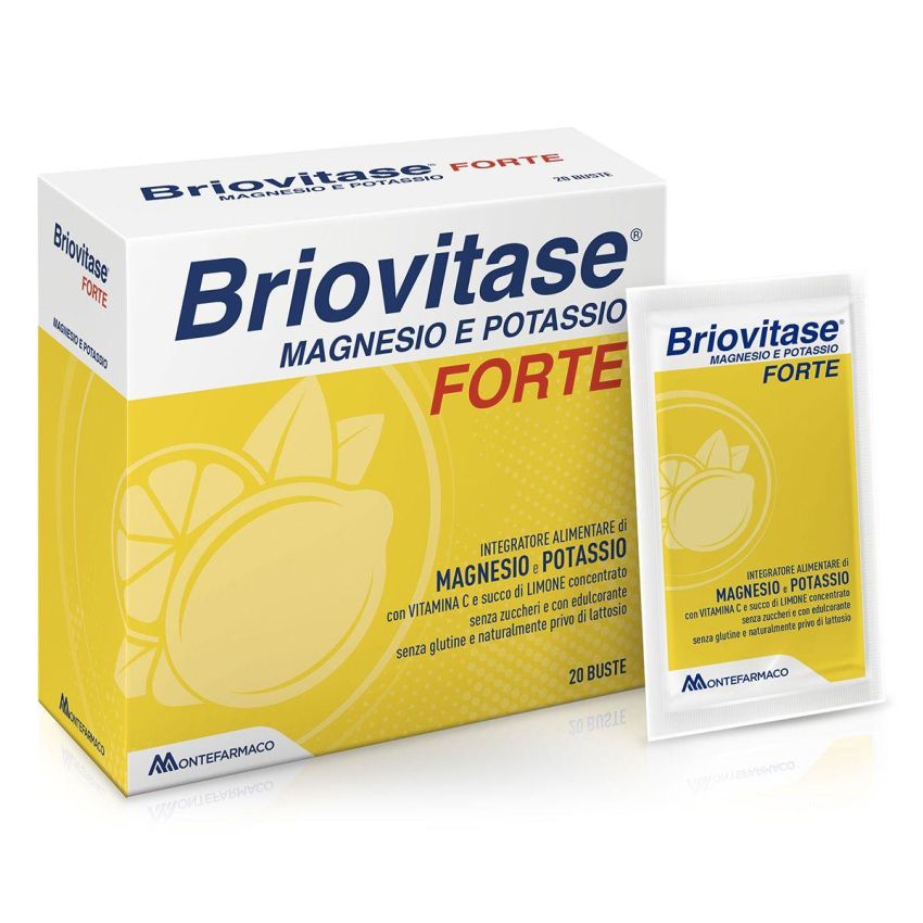 Briovitase Forte - Magnesio e Potassio in 20 Bustine Singole