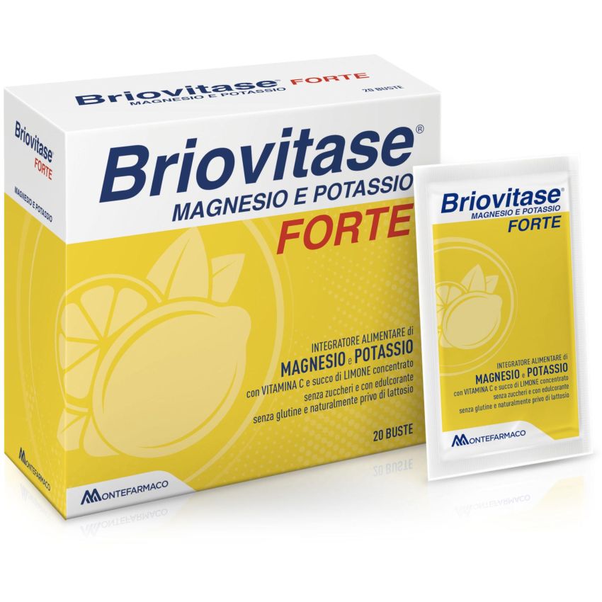 Briovitase Forte - Magnesio e Potassio in 20 Bustine Singole