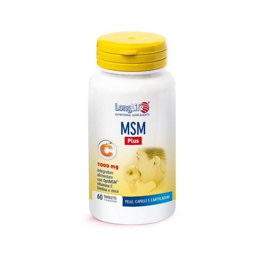 LongLife MSM Plus - Integratore con 60 Tavolette