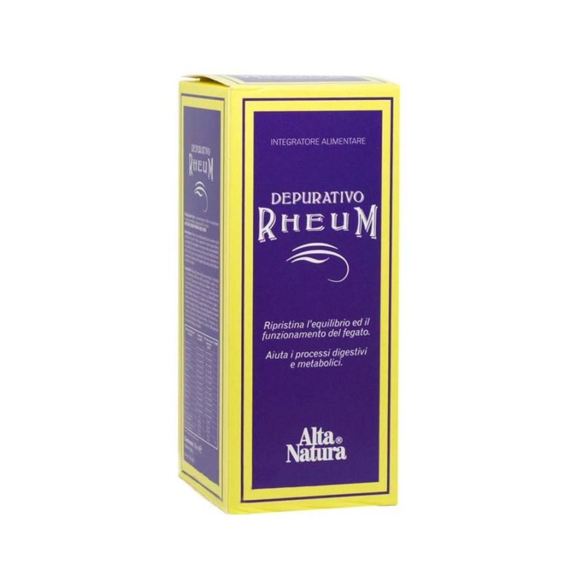 Depurativo Rheum Alta Natura - Rimedio Naturale 250ml