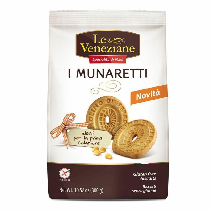 Le Veneziane Munaretti Biscotti Tradizionali Italiani, 300g
