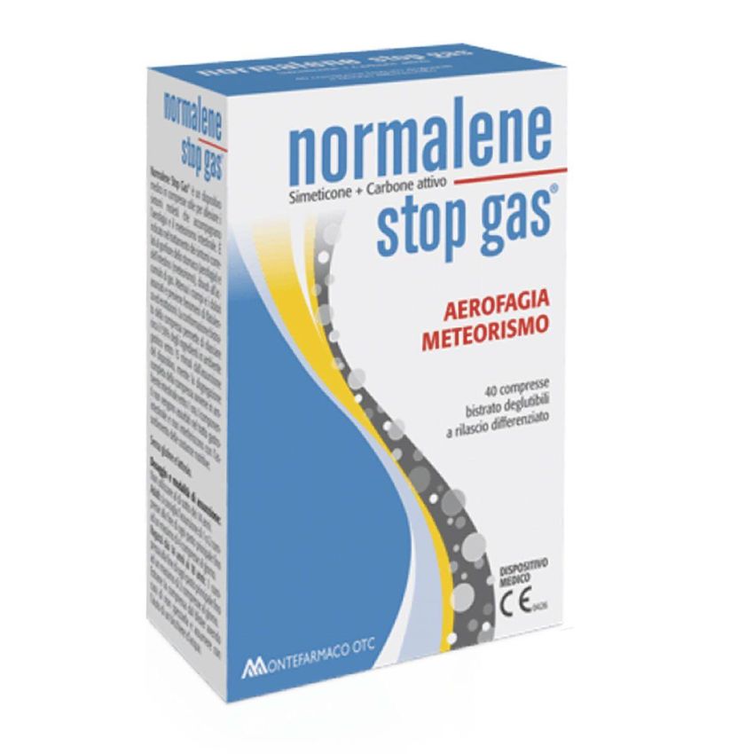 Stop Gas Normalene - 40 Compresse per Gas Intestinali