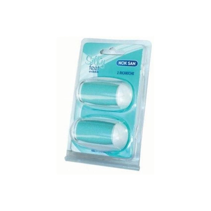 Nok San Evolution Ricarica per Piedi Seta - Confezione da 2 Pezzi