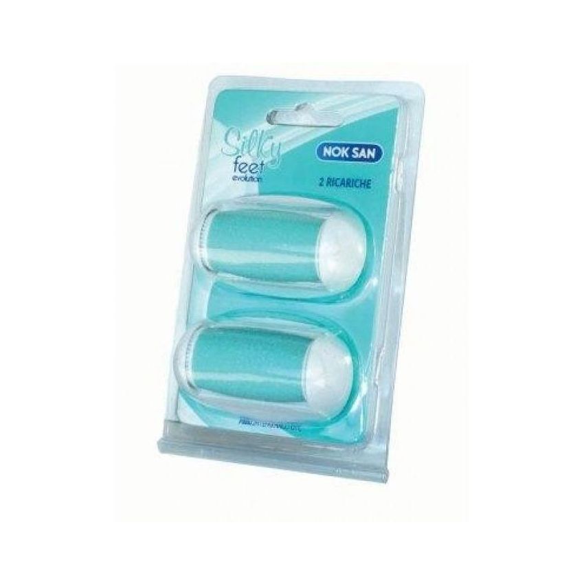 Nok San Evolution Ricarica per Piedi Seta - Confezione da 2 Pezzi