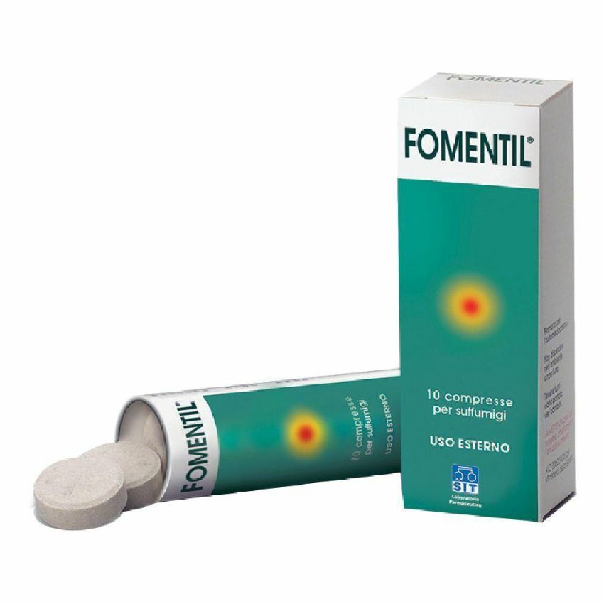 Fomentil - Compresse Effervescenti per Suffumigi, Confezione da 10