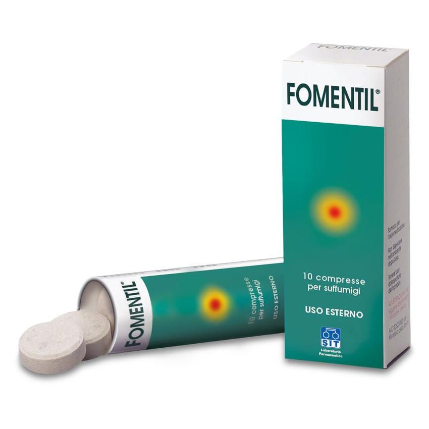 Fomentil - Compresse Effervescenti per Suffumigi, Confezione da 10