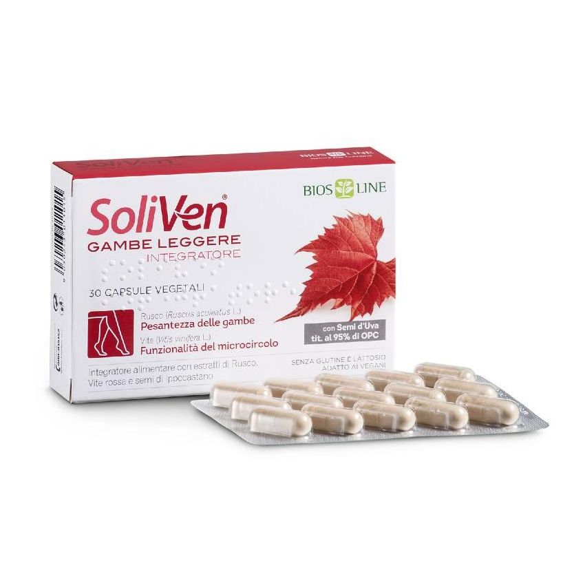 Biosline Soliven - Integratore Naturale con 30 Capsule