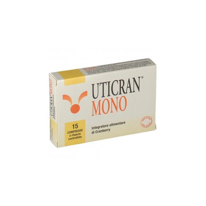 Uticran Mono - Supplemento per il Tratto Urinario, 15 Compresse