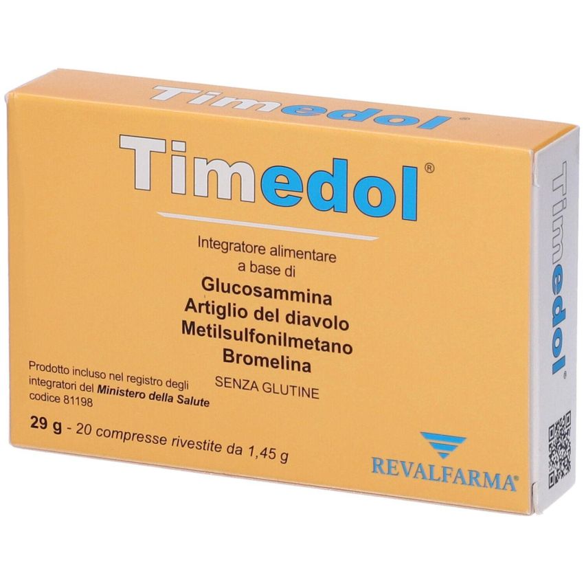 Timedol Rivestite - 20 Compresse per il Controllo del Dolore