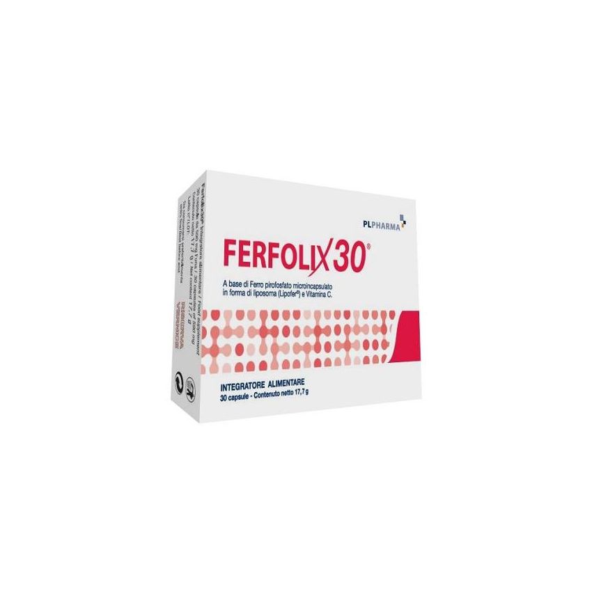 Ferfolix Supplemento di Ferro - 30 Capsule