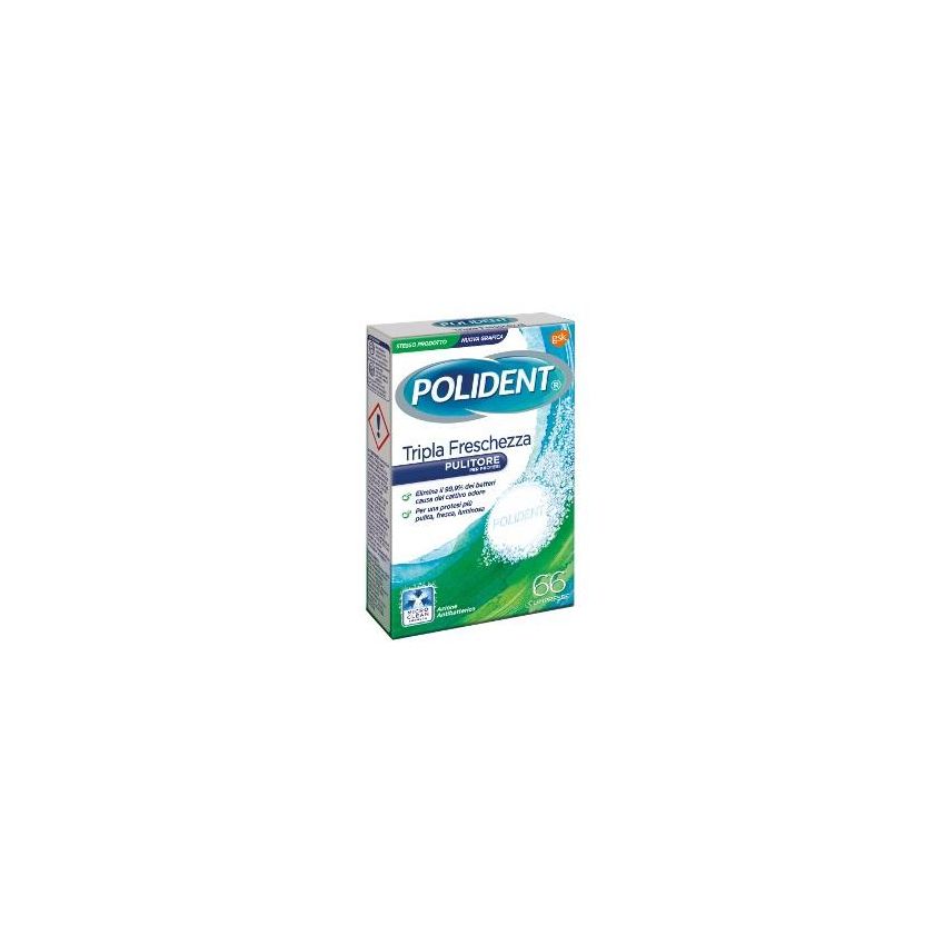 Polident Advanced Freshness 66 Compresse