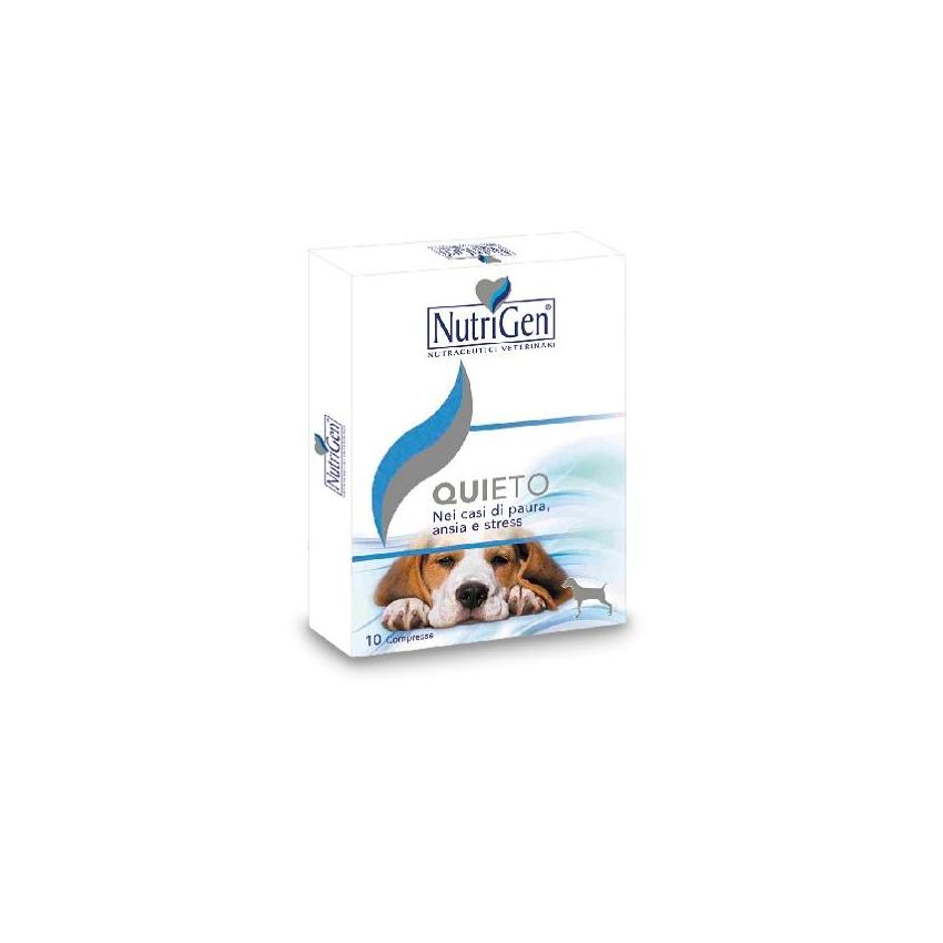 Quieto - Calmante Naturale per Cani, 10 Compresse