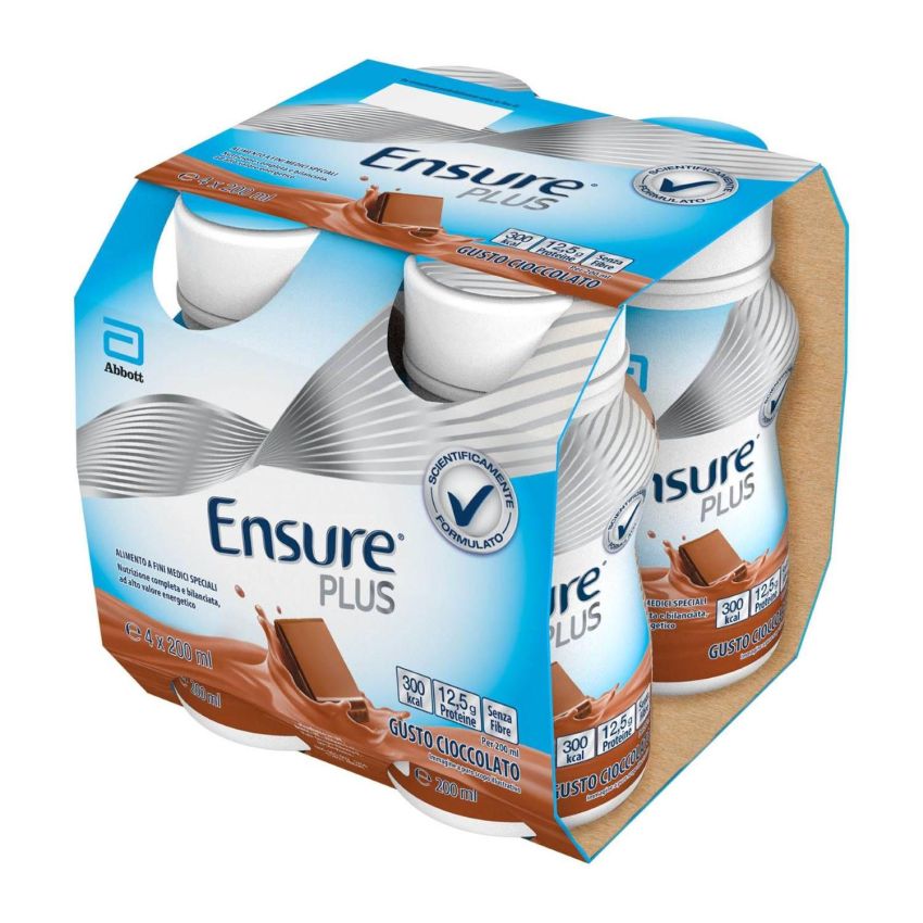 Ensure Plus Sostituto del Pasto al Cioccolato - 4x200ml