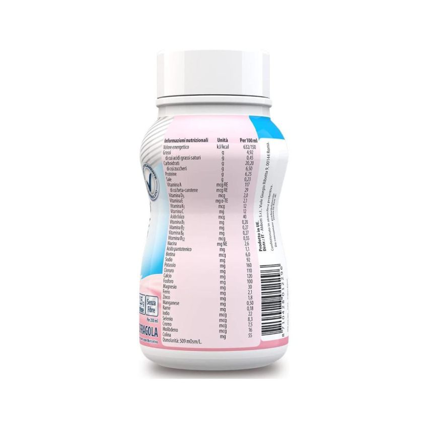 Ensure Plus - Sostituto del Pasto Gusto Fragola, 4 Bottiglie da 200ml