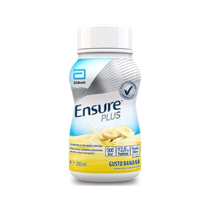 Ensure Plus Nutritional Shake Banana - Confezione da 4 x 200ml