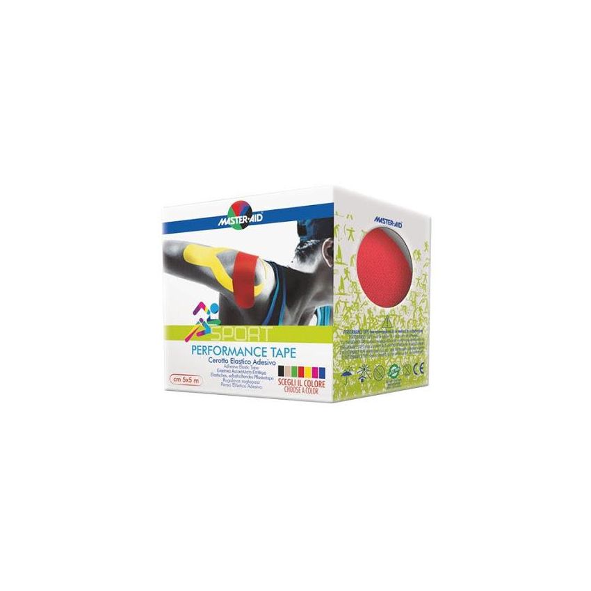 Master-Aid S Perform Taping Neuromuscolare Giallo, 5cmx5mt