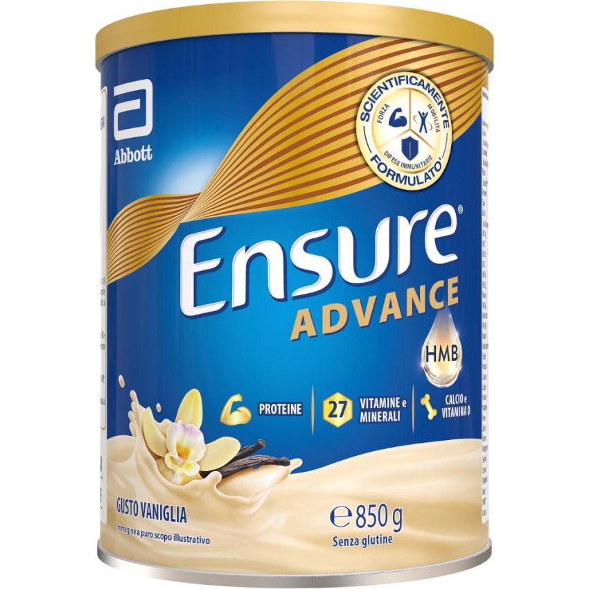 Ensure Advance: Integratore Alimentare Proteico alla Vaniglia, 850g