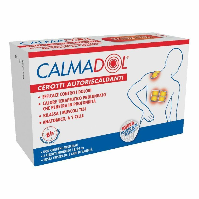 Calmadol Cerotto Termico Rilassante - Confezione da 6 Pezzi