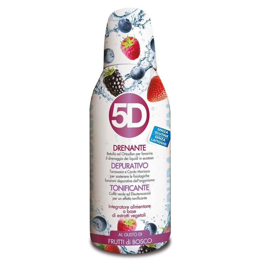 Frutti di Bosco 5D senza Zucchero, Bevanda 500ml