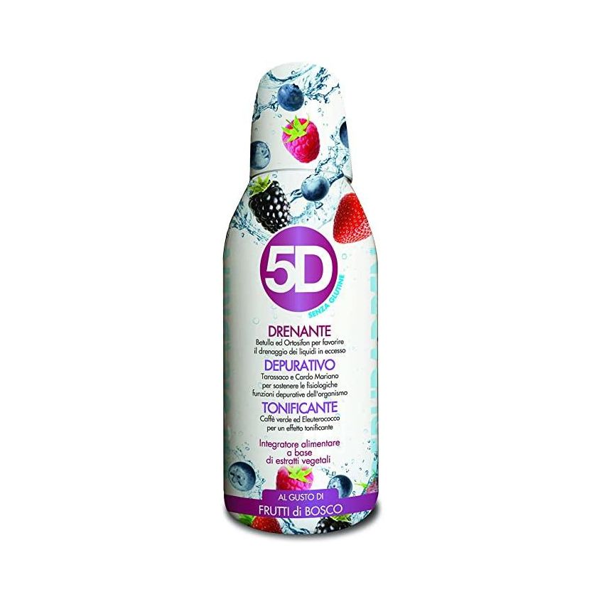 Frutti di Bosco 5D senza Zucchero, Bevanda 500ml