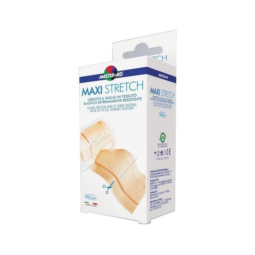 Cerotto Elastico Master Aid 50x6cm per Estensione Flessibile